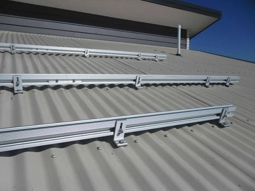 Flat Roof Solar Mounting Bracket (Aluminum Alloy) Flat Roof Solar Mounting Bracket (Aluminum Alloy)