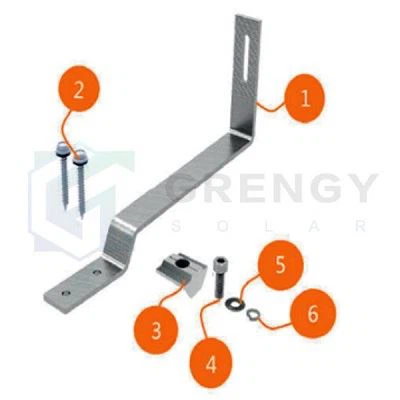 Flat Hook pou Panno Solè