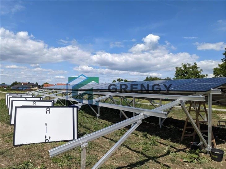 Anodized Aluminum Solar Ground Mounting | Corrosion-Resistant Solar Mounts price