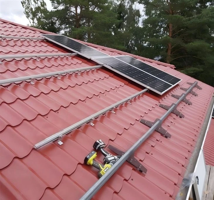 Flat Roof Solar Mounting Bracket (Aluminum Alloy) factory
