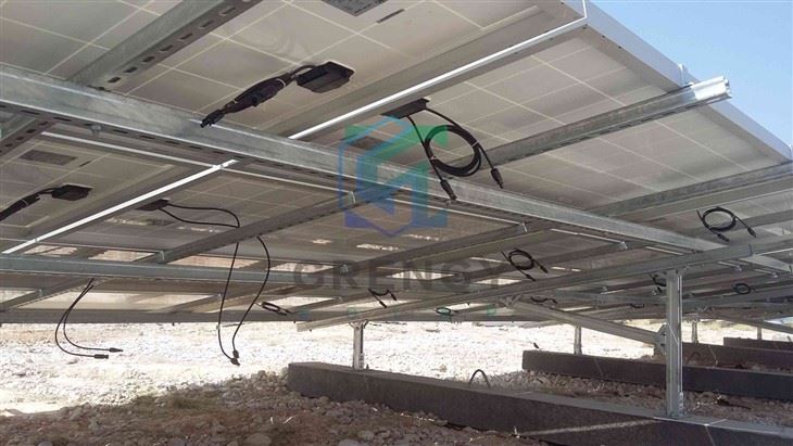 Solar Panel Mounting Cement Base