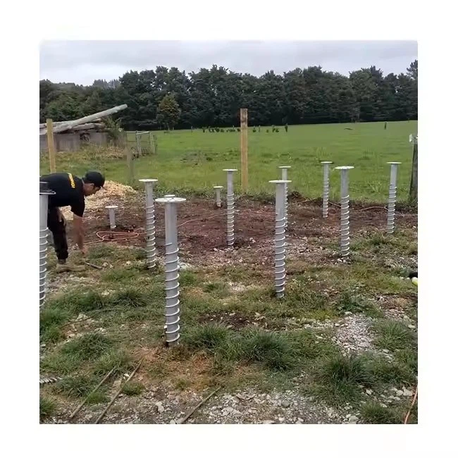 Helical Pile Solar Racking System