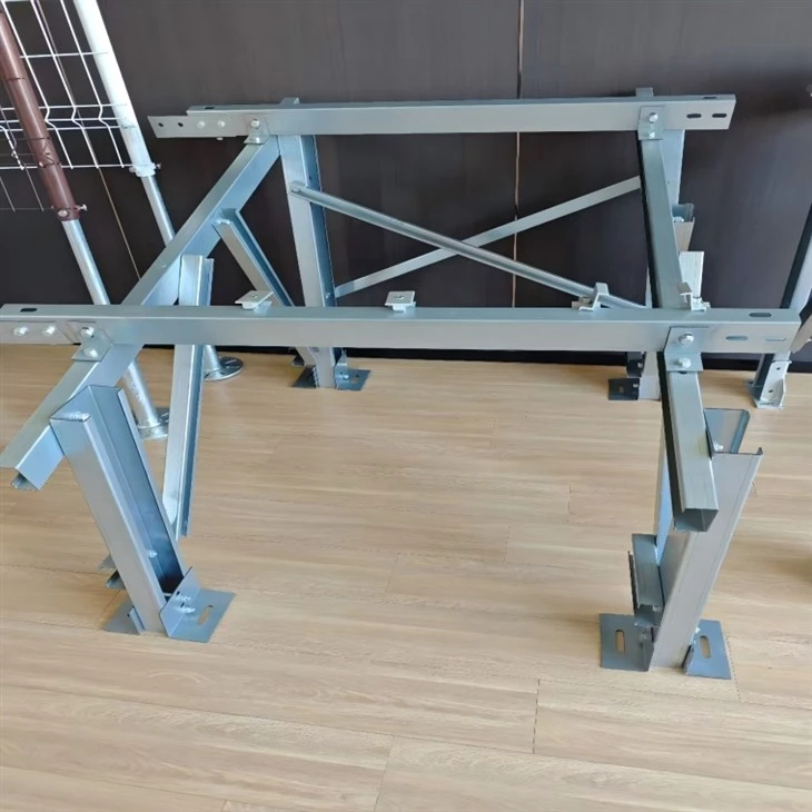 High -Pèfòmans ZAM Steel Solè Ground Mounting System Pou pwojè sèvis piblik