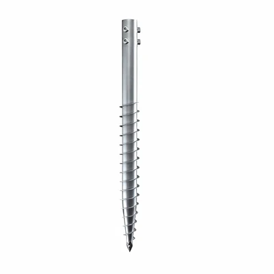 Steel Ground Screw Mounting Anchor