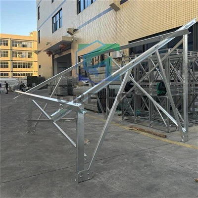 Komèsyal HDG Ground Solè Racking: Siperyè Durability & Longevity