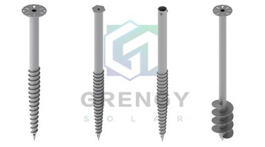 Galvanize Helical Screw Piles Fondasyon