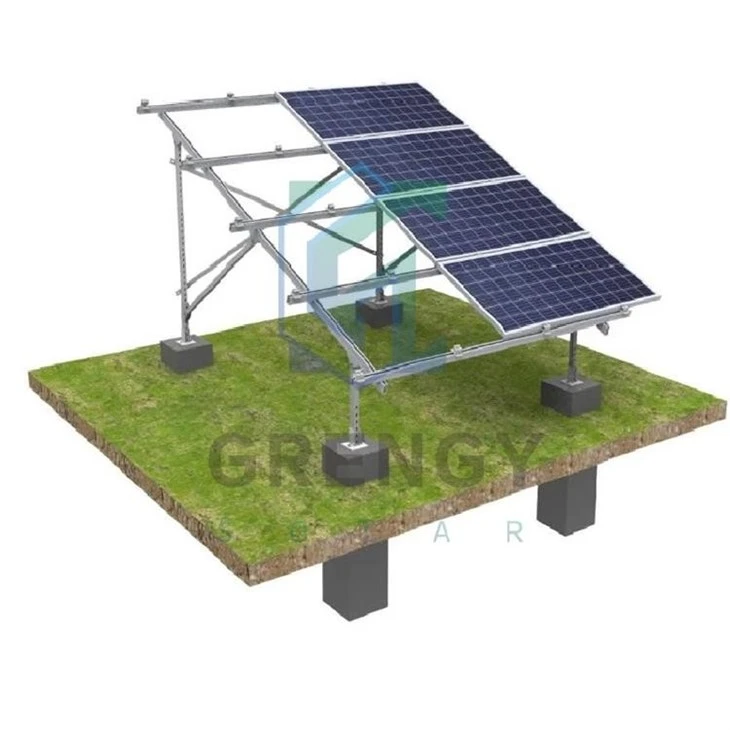 Solar Panel Mounting For Ground