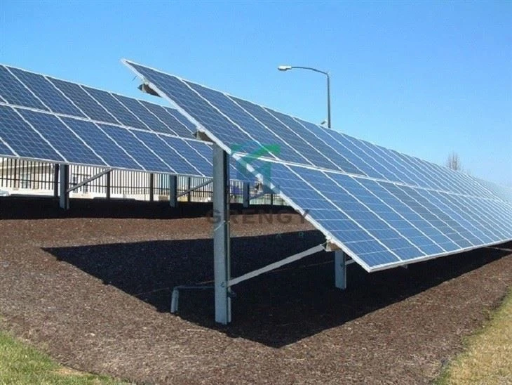 Solar Panel Mounting For Ground
