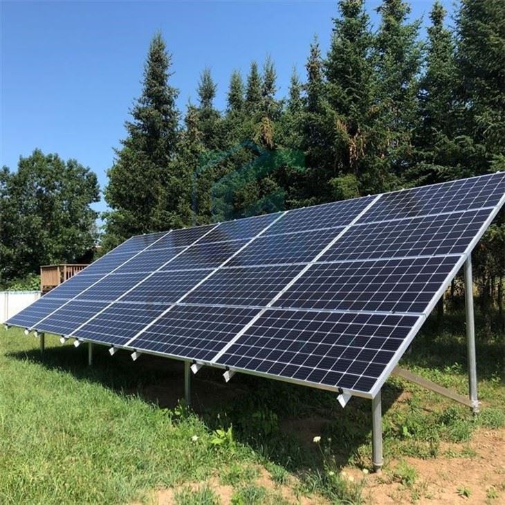 Solar Panel Mounting For Ground