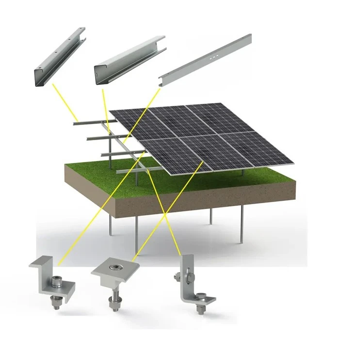 Echèl sèvis piblik Solè Ground Racking